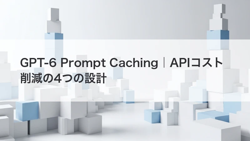 AI APIコストを抑える設計